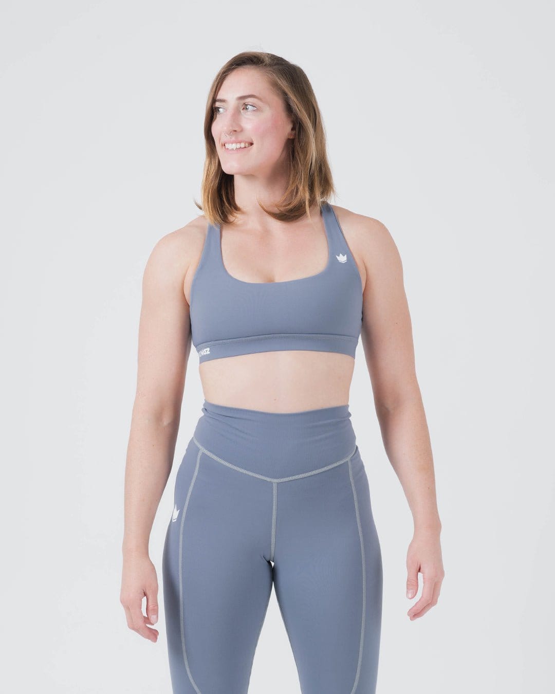 Brassière Kingz Kore Femme Sports - Bleu fumé France Gi